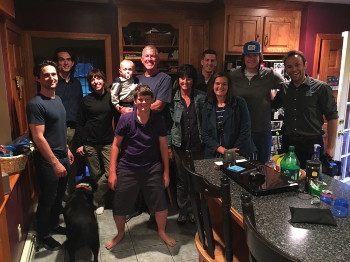 McEntee family group photo in kitchen for PRAY doc 3-1